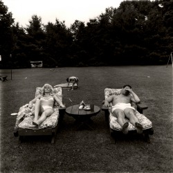 houkgallery:  Diane Arbus (American, 1923-1971)A Family On Their Lawn One Sunday In Westchester, NY, 1968 