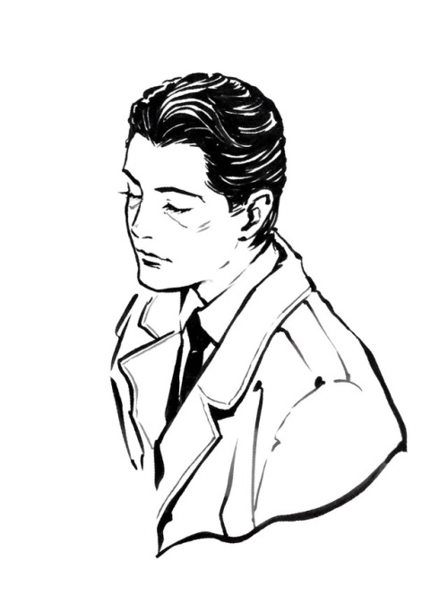 tousledot: Ended up drawing mostly Twin Peaks for inktober after all, gotta split the post into two,