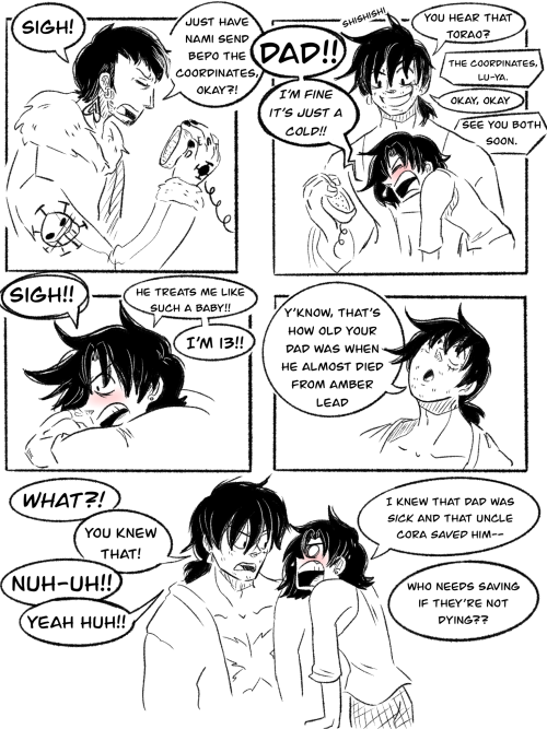I Am Having Thoughts About Law Being Extremely Worried Any Time Roci Gets Sick, Just Because He Remembers