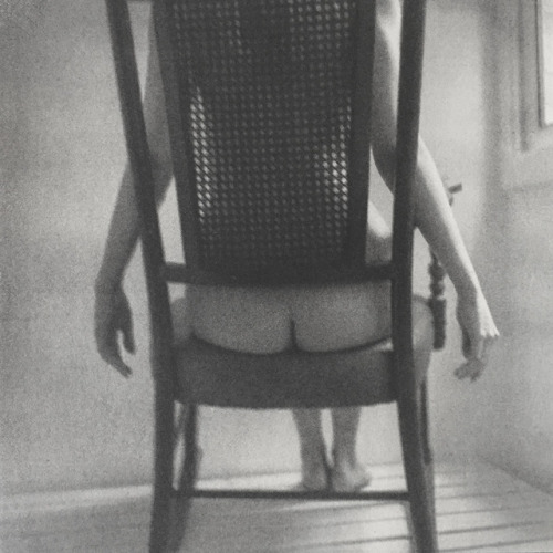 Woman and Chair (variation).20x20cm Gum Bichromate print.Sylph Sya. Barcelona, 2017