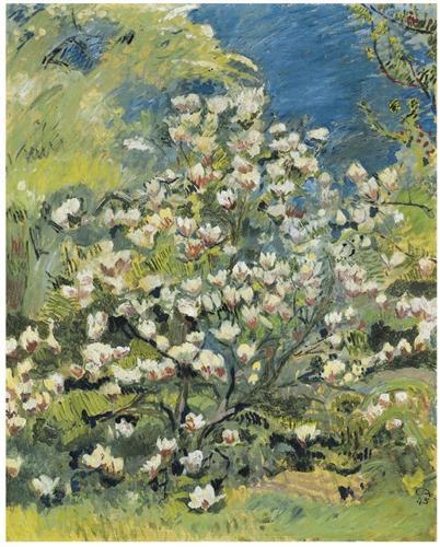 Magnolia - Cuno Amiet - 1945Post-impressionism