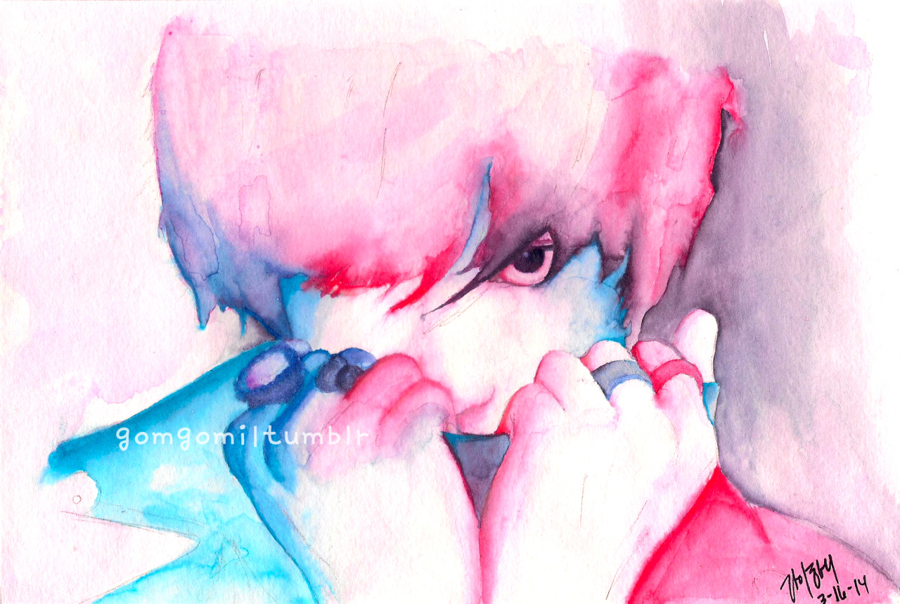 gomgomi:  [Teen Top: High Kick in Watercolor]CAP, Niel and Changjo colored by me;Chunji,