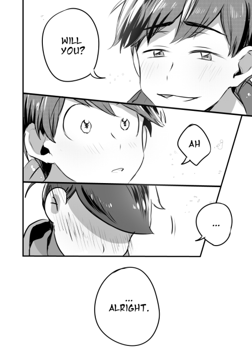 daematsu:    “A promise of three.” Part 2.a  ※ Read from Right to Left ※   I might not be able to upload for a while due to workload, but I thought you’d welcome a few pages instead of nothing!Part 1