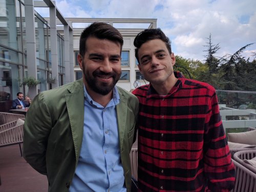 adoramiable:“Look who @krivokapic met today… Any plans for @whoismrrobot season 3? :) cc @ItsRamiMal