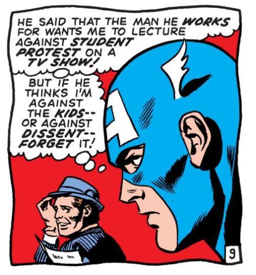 funnypages:Listen to Captain America!Captain America #132