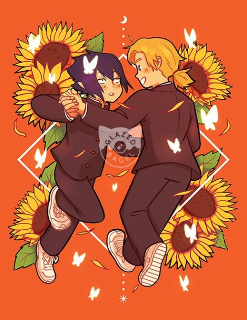 miritama drawing for a zine 