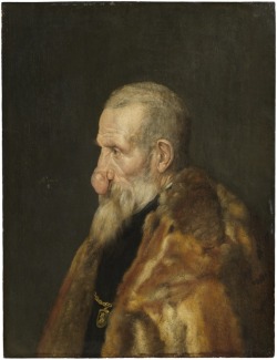 nationalmuseum-swe:Old Man with a Growth on his Nose by Monogrammist I.S., 1645, Nationalmuseum, SWE