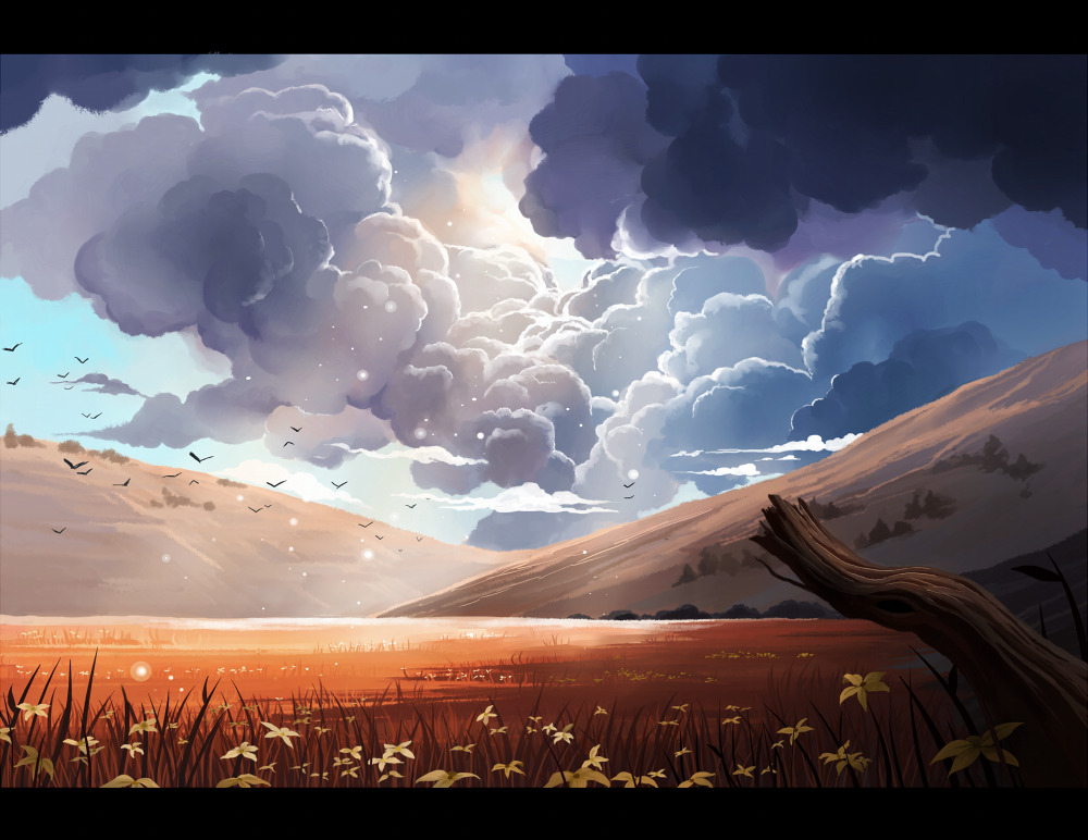 77chen:  Some environments I drew for a school project last year :) 