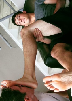 &ldquo;Seeing your sick pleasure for cleaning my sweaty, dirty feet gives me a boner, faggot. You want a taste of that after you&rsquo;re done with my feet?&rdquo;