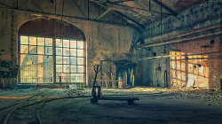 :  Abandoned paper mill, Poland. 