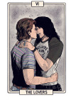 arstyrannus:The full set of steddie/eddie/steve tarot cardsI don&rsquo;t have
