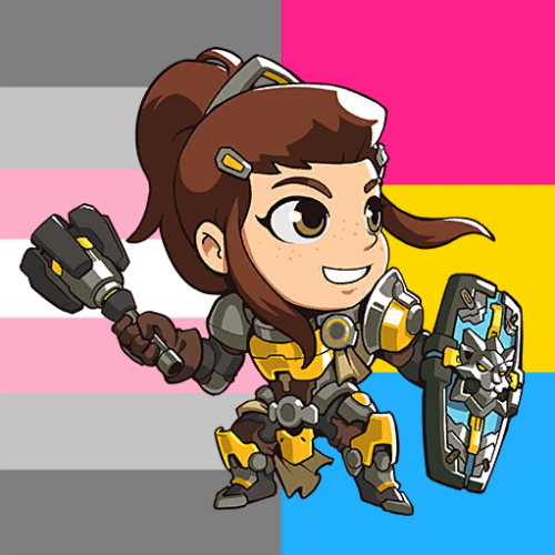 overpride: Demigirl Pansexual Brigitte Icons for @koncreates   (These are free to use credit appreci