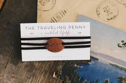 Mountain Wrap Bracelet // TheTravelingPenny