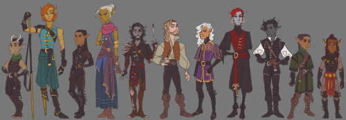 yansurnummu:o i almost forgot to post this but here they all are for comparison, mostly bc auredil b