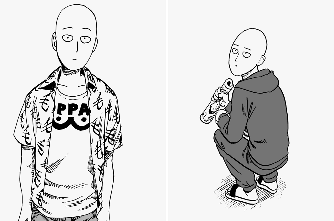 saitamaspupil:  Saitama + different outfits 