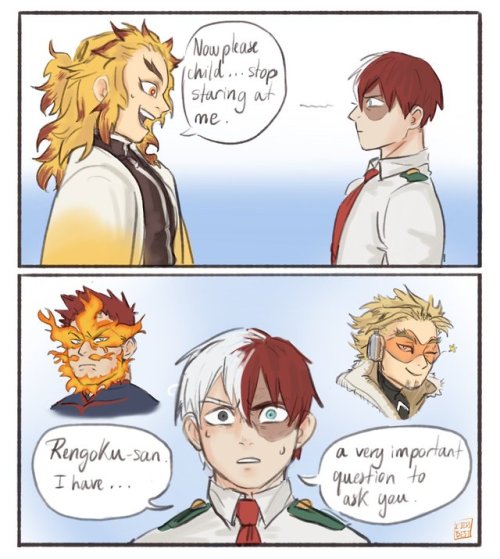 I forgot to post this here.Todoroki has questions….