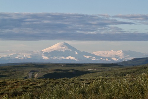 highways-are-liminal-spaces: Views of the northern Alaska Range, along the Denali HighwayTaken June 