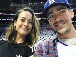 grantgustinnews:  grantgust: When you’re about to see the @laclippers in some court side seats for the first time ever. With your FIANCÉ. Thanks for thinking of me WB. LETS GO CLIPS!!! 