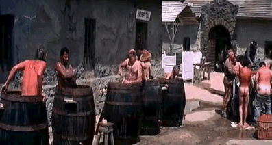 Kirk Douglas &amp; Michael Blodgett“There was a Crooked Man&hellip;”