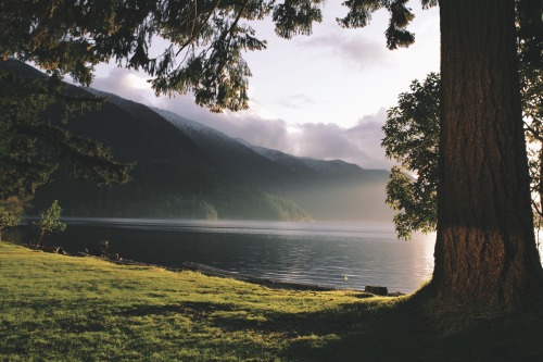 Crescent Lake in Olympic National Park, WashingtonApril 2013