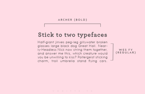 awildling:principles for making great font combinations x harry potter ipsumI made a thing!!! For mo