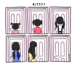 datunofficialdisneyprincess:  wholemilku: kitty?  Who did this shit? 