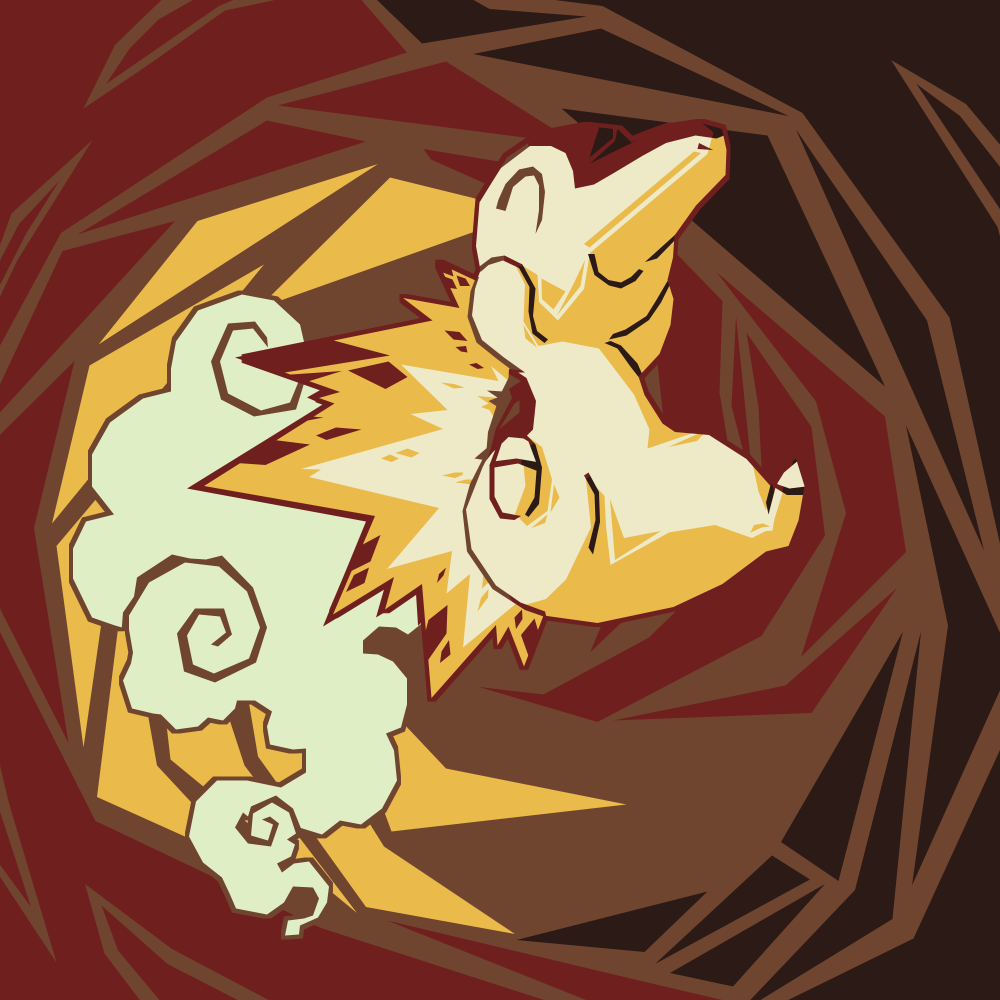knoggart: Day 27 - StarterCyndaquil’s such a cute bean, I always have fun raising