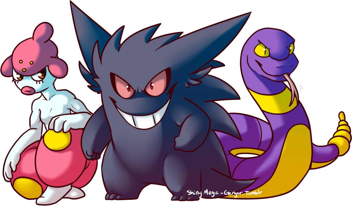 Shiny Mega Gengar on Tumblr