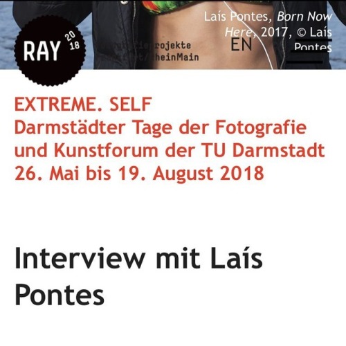 On Ray Blog 🤩 https://ray2018.de/de/ray-magazine/interview-lais-pontes/ #extremeself #conceptualphotography #ray2018 #rayfotografieprojekte @darmstaedter_tage_d_fotografie @kunstforum_tu_darmstadt @ray_fotografieprojekte