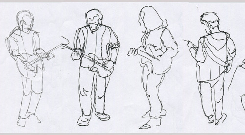 sketches from various jam sessions & dorm sessions