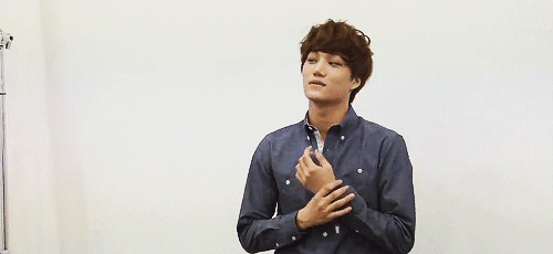 kai-laydoscope:  Kai on Photoshoot Making Film 