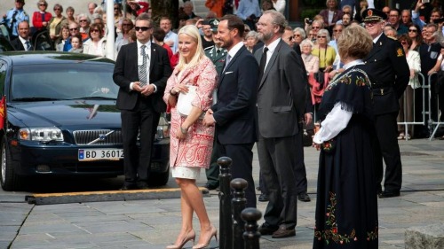 keepingupwiththeroyals:  Crown Prince Haakon and Crown Princess Mette Marit  attended the openi