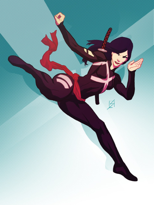 ronsalas:Psylocke from X-force