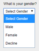 genderoftheday:  Today’s Gender of the day is: Decline