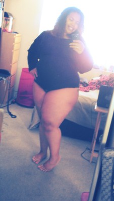 msdymonddiva:  The acceptance of my body didn’t come easy, but I’ve been rocking with me since ever since…can’t help but love it…fat, flaws, and all!!!!!