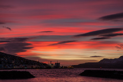 etherealvistas:  Morning in Faskrudsfjordur (Iceland) by *Jonina*