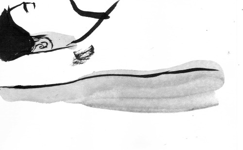 mariondubois:Les belles endormies, 2013 Illustration of a book written by Yasunari Kawabata Disegni 