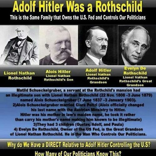 @Regrann from @4biddenknowledge - #AdolfHitler was a #Rothschild. As a result of an investigation 