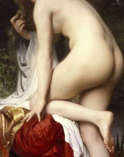 greuze:  William-Adolphe Bouguerau, Baigneuse (Detail), 1864 