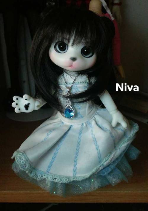 Part Two:Niva (or Nibras)My smallest doll! Niva is a LUTS zuzu delf “Woong”. At 19cm tall it’s hard 