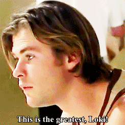 ladypenelope74:  How Thor 2 should be ending … the brothers enjoy their company.