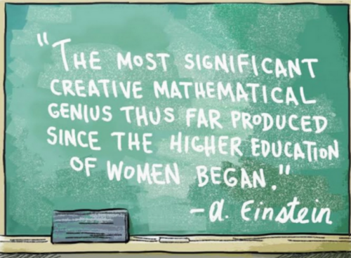 Emmy Noether: Why Einstein called her a ‘creative mathematical genius’“IN 1935, writing to the New Y