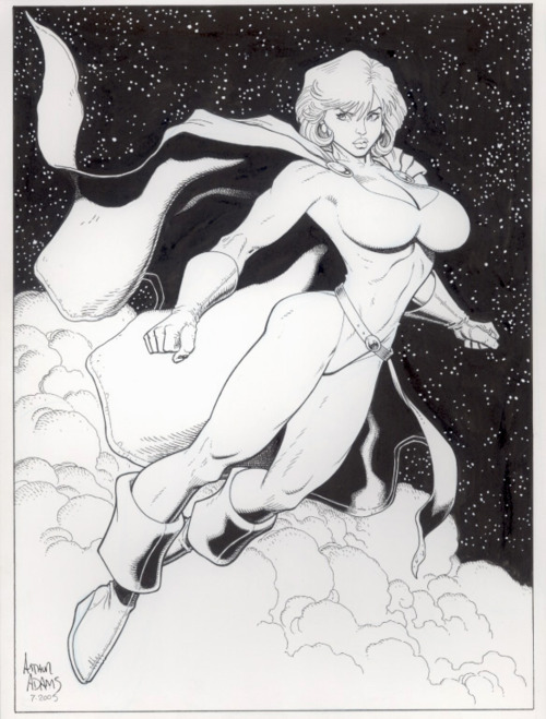 Porn photo artverso:Arthur Adams - Power Girl 