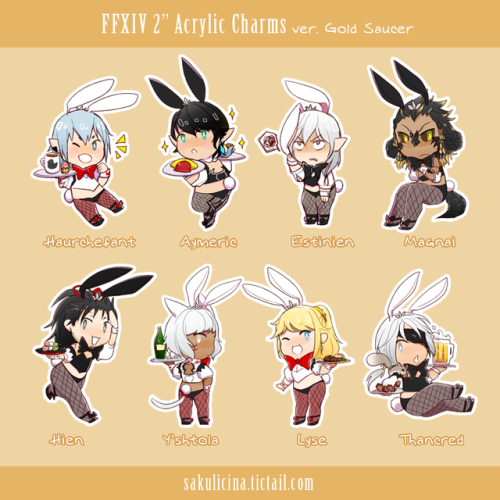 New charms!!! I had a lot of fun working on these, they’re now up for preorder through October 25th.