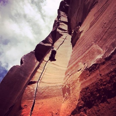 Woo-hoo! #climbing #climb #crackclimbing #trad #gear #outdoors #adventure #exploring #roadtrip #utah #ut #indiancreek