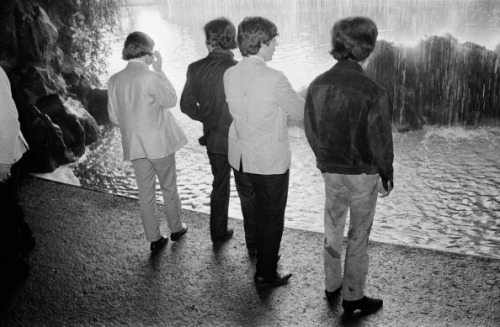 the-cosmic-empire: The Beatles photographed in Parc De La Colline du Château in Nice, France o