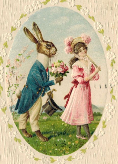 sydneyflapper:No, you should not be flirting with the giant bunny. Even if he does have a monocle.