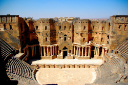 travelingcolors:  Bosra Amphitheatre | Syria (by Azlan Hashim)