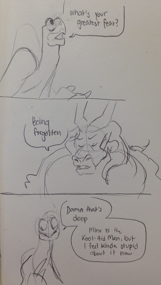 A Quick Doodle While My Paint Dries