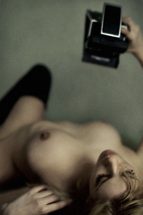 soyouthinkyoucansee:  *“just me my selfie and i ….”*by x Hermann.(Polaroid)